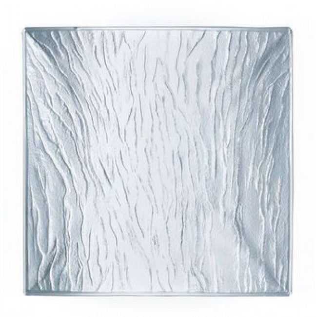 Assiette transparente carrée 19cm - Minerali - Arcoroc
