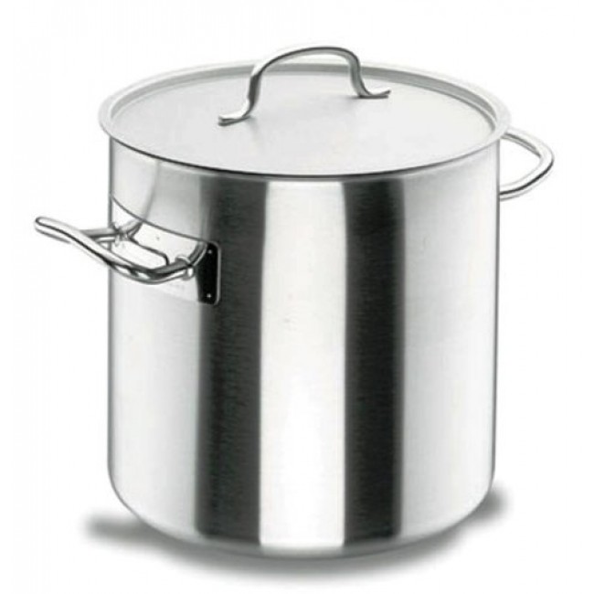 Deep stock pot Ø 36cm with lid - induction stainless steel 18/10 - Chef  Classic - Lacor